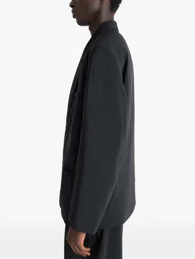 Lemaire Single-breasted Blazer In Black