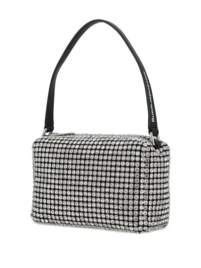 Alexander Wang Heiress Shoulder Bag In Burgundy