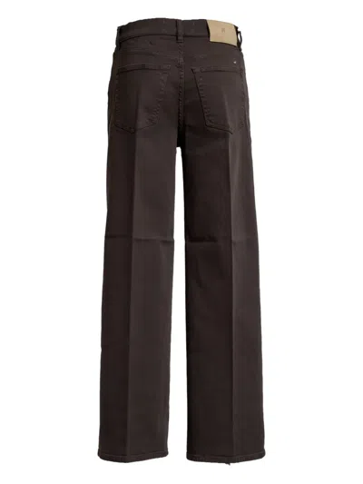 Pt Torino Pressed-crease Jeans In Brown