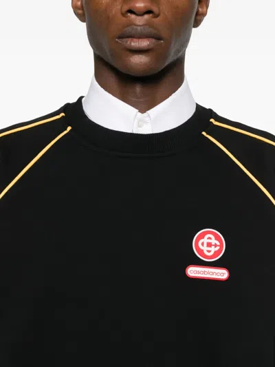 Casablanca Sweatshirt With Logo In Black