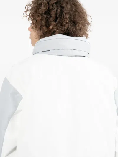 Izzue Logo-embroidered Jacket In White