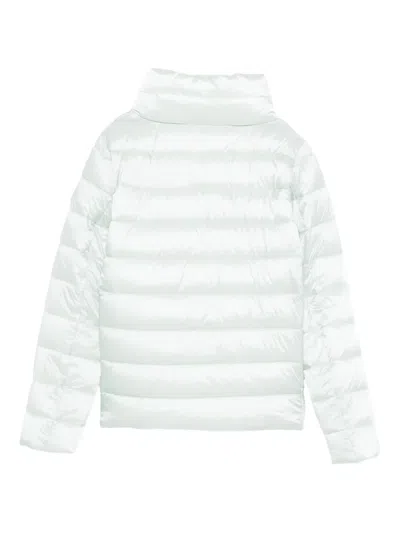 Save The Duck Short Puffer Coat With High Collar In Multi