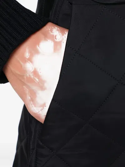 Jil Sander Black Quilted Skirt In Black