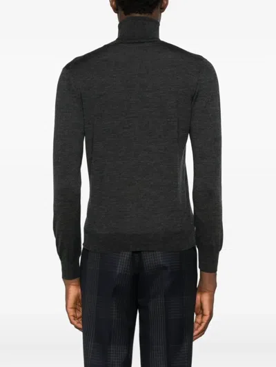 Tagliatore Roll-neck Jumper In Gray