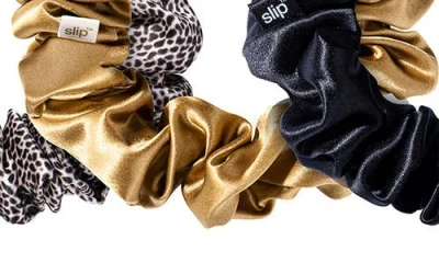 Slip 3-pack Large Silk Scrunchie Set In Multi