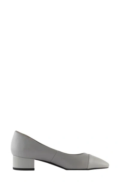 David Tate Colette Cap Toe Pump In Gray