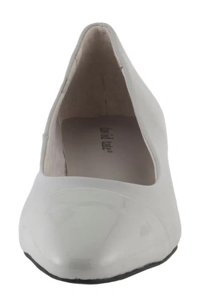 David Tate Colette Cap Toe Pump In Gray