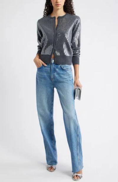 Nordstrom Sequin Wool & Cashmere Cardigan In Multi