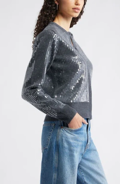 Nordstrom Sequin Wool & Cashmere Cardigan In Multi