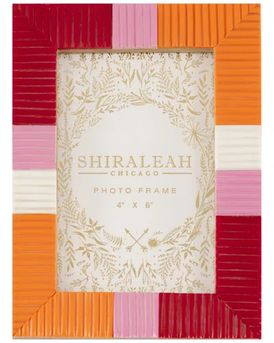Shiraleah Viva 4 X 6 Colorblocked Picture Frame In Multi