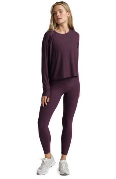 Beyond Yoga Featherweight Long Sleeve T-shirt In Purple
