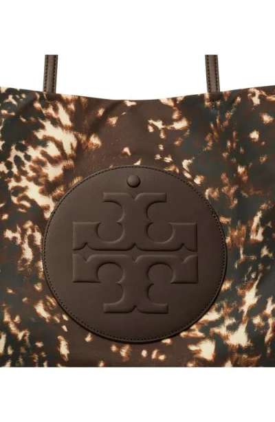 Tory Burch Ella Print Tote In Brown