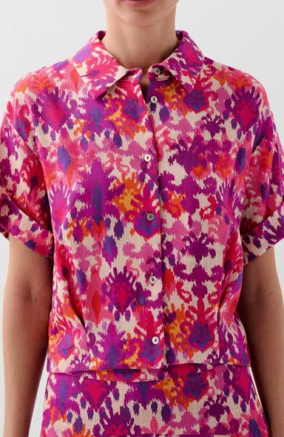 Scalpers Lyd Print Shirt In Multi