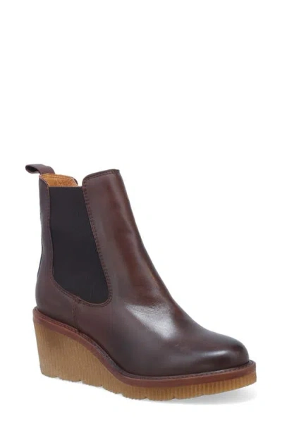 Miz Mooz Averie Platform Wedge Bootie In Brown