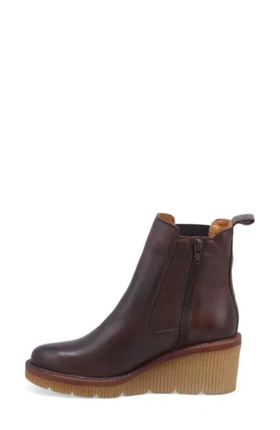 Miz Mooz Averie Platform Wedge Bootie In Brown
