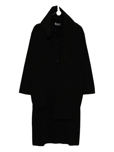 Yohji Yamamoto Single-breasted Coat In Black