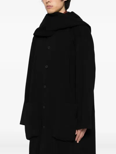 Yohji Yamamoto Single-breasted Coat In Black