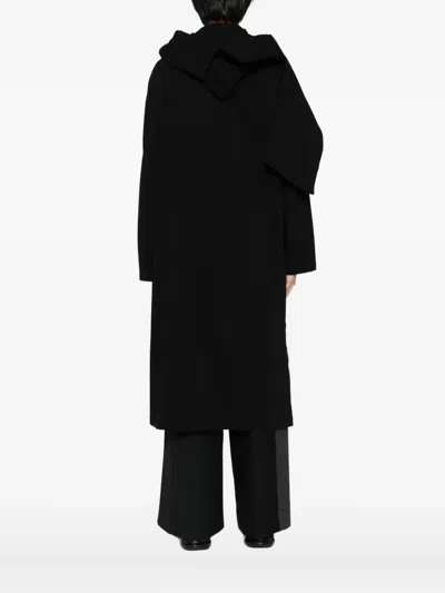Yohji Yamamoto Single-breasted Coat In Black