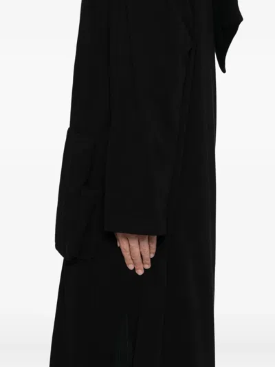 Yohji Yamamoto Single-breasted Coat In Black