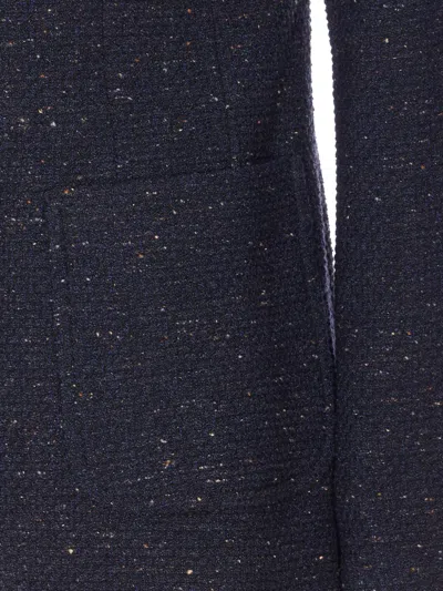 Circolo 1901 Tailored Jacket With Notch Lapel And Pockets In Blue