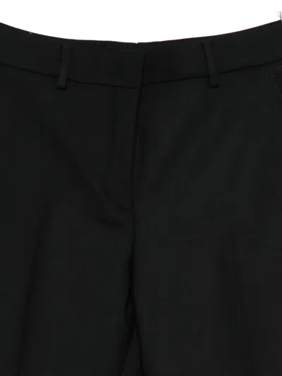 Incotex Tailored Wool Trousers Featuring Pockets In Black