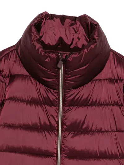 Save The Duck High-neck Puffer Jacket In Red