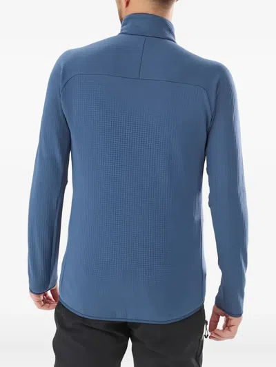 Pascal Millet Fusion Grid Jacket In Blue