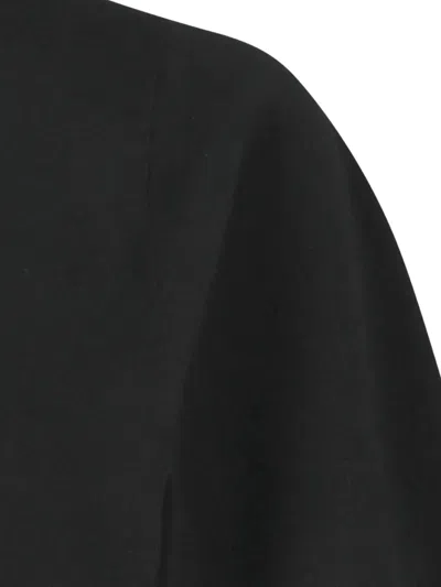 Amomento Half-zip Top In Black