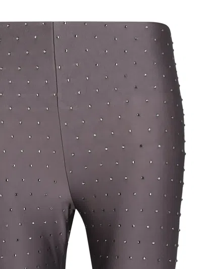 The Andamane High-waisted Stretch Fabric Seamless Leggings In Gray