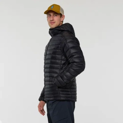 Cotopaxi Fuego Down Hooded Jacket In Black