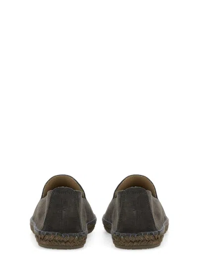 Manebi Espadrille In Suede In Gray