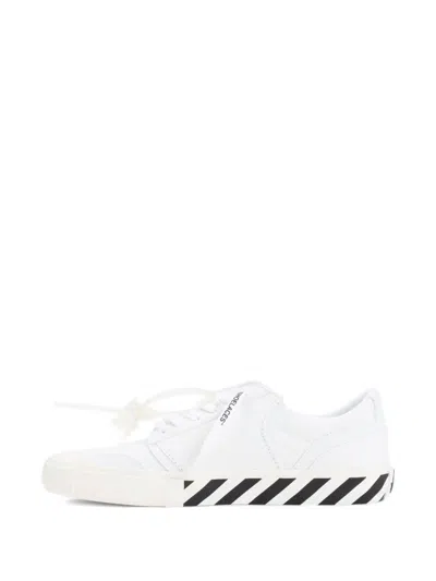 Off-white Low-top Sneakers With Graphic Arrow Detailing In Multi