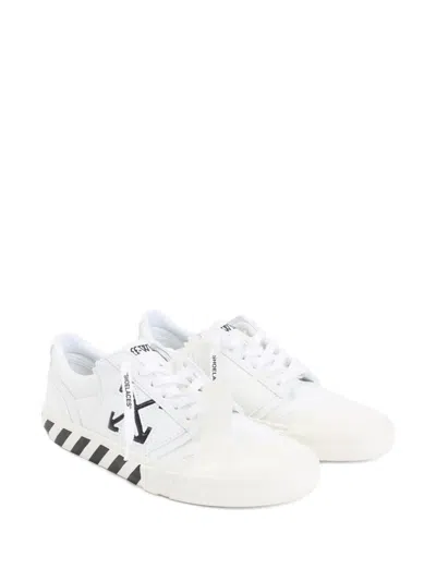 Off-white Low-top Sneakers With Graphic Arrow Detailing In Multi