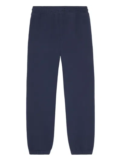 Vilebrequin Turtle-embroidered Drawstring Track Pants In Blue