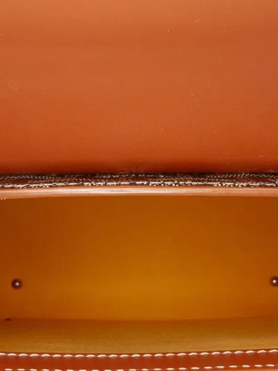 Pre-owned Goyard 2017 Ine Saigon Structured Pm Satchel In Black