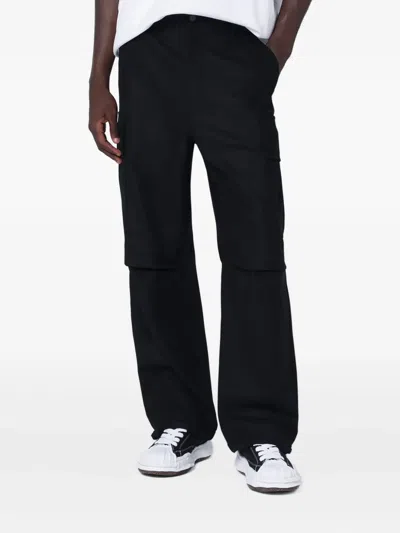 Darkpark Cargo Trousers Featuring Multiple Pockets In Black