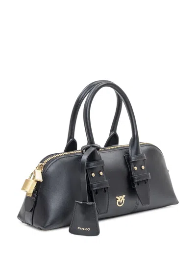 Pinko Small Hand Bag Escape Bag Baguette In Leather In Black