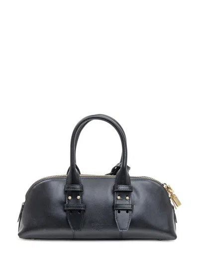 Pinko Small Hand Bag Escape Bag Baguette In Leather In Black