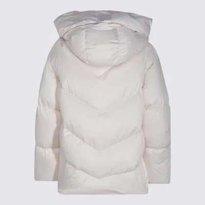 Add White Down Jacket In White