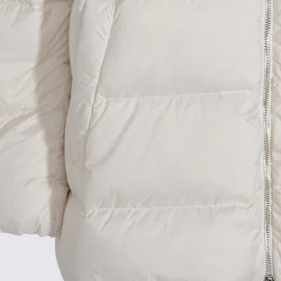 Add Hooded Puffer Coat In White