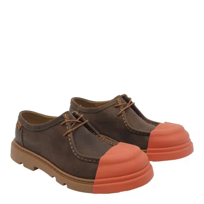 Camper Junction Toe-cap Lace-up Shoes In Multi