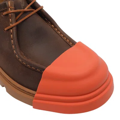 Camper Junction Toe-cap Lace-up Shoes In Multi