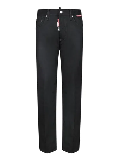 Dsquared2 Dsquared Black Denim Dsquared X Magliano Protesta 642 Jeans In Black