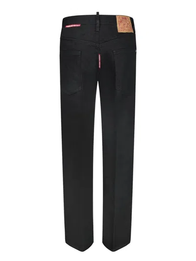 Dsquared2 Dsquared Black Denim Dsquared X Magliano Protesta 642 Jeans In Black