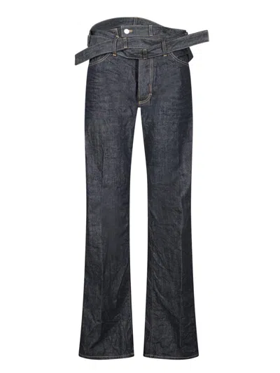 Dsquared2 Dsquared Blue Denim Dsquared X Magliano Butch Jeans In Black