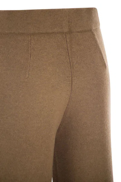 Max Mara Studio Moritz - Wool And Cashmere Trousers In Brown