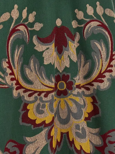 Etro Cape With Pasly Motif Scarves And Foulards Multicolor In Green