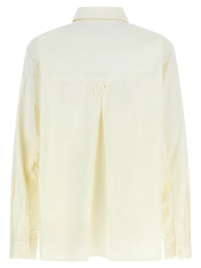 Willy Chavarria Corcoran Shirt And Blouse Beige In Yellow