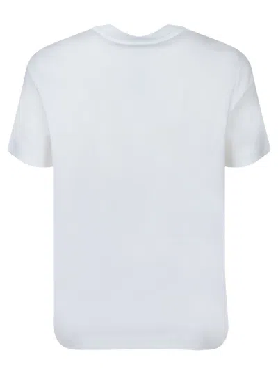 Casablanca White Cotton T-shirt With Print In White