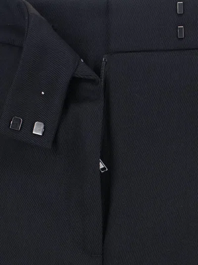 Calvin Klein Tailored Black Trousers With Structured Waistband In Black